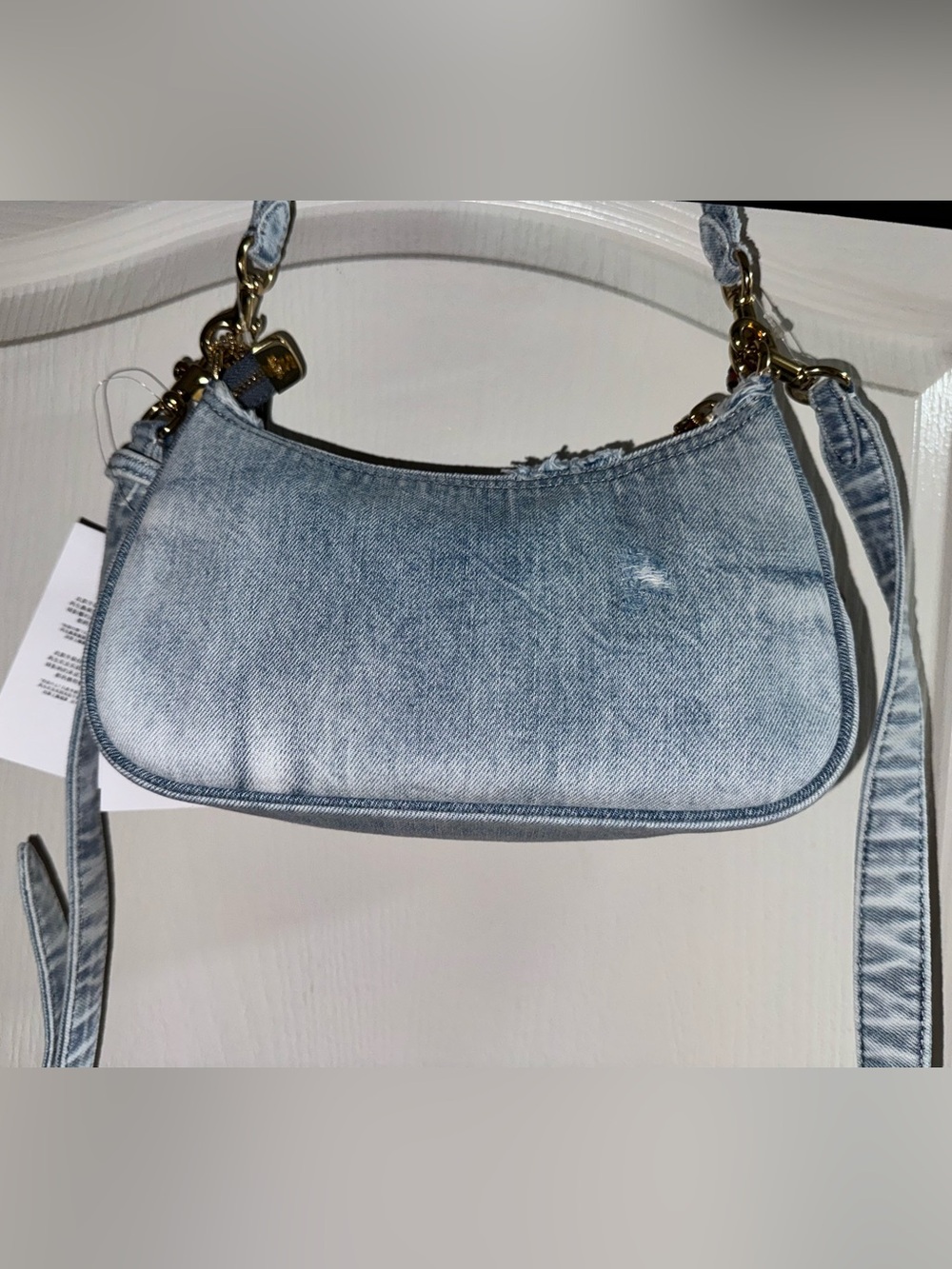Coach Teri Shoulder Bag - Denim With All the Charms New With Tags Sold Out! - Picture 6 of 8